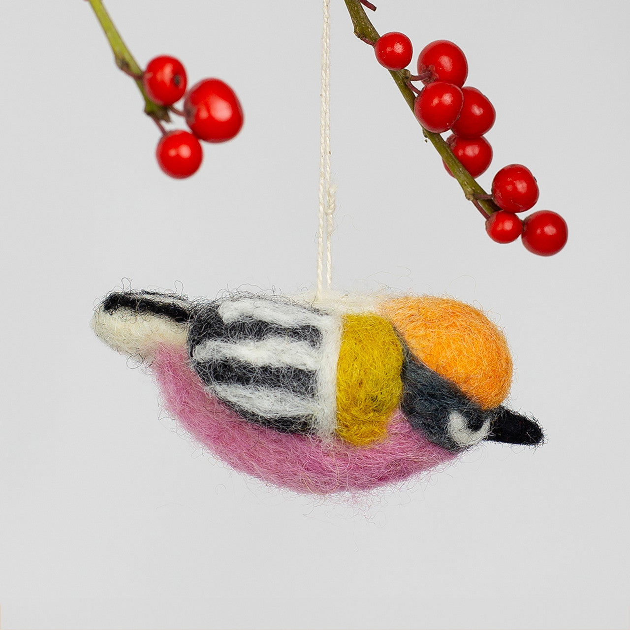 Redpoll Felt Christmas Decoration