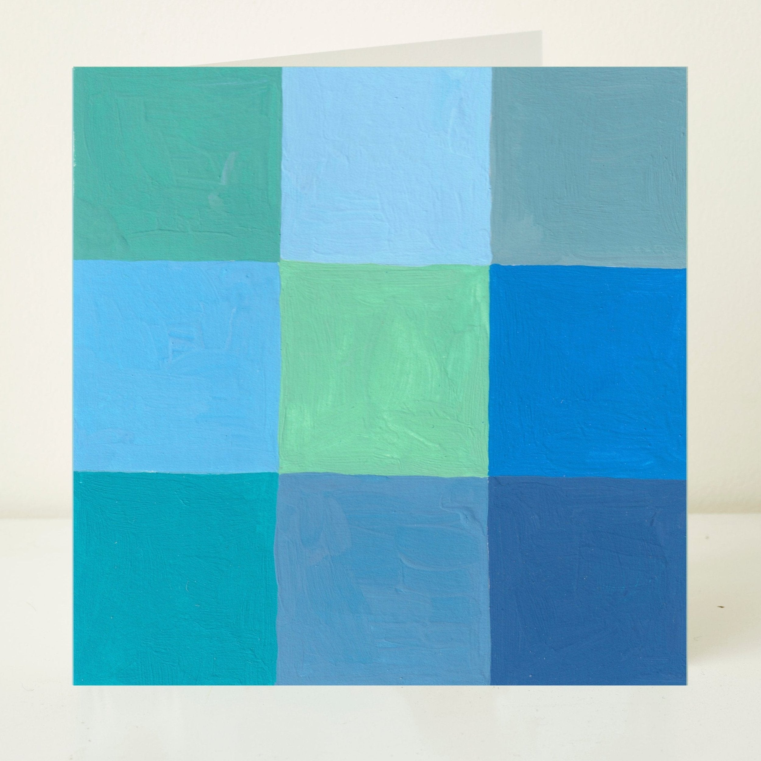 Into Blue Greeting Card by Mary Kilvert