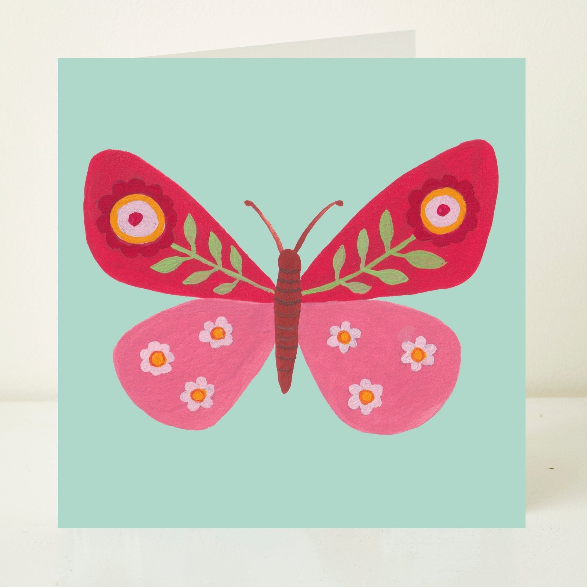 Butterfly Greeting Card by Mary Kilvert