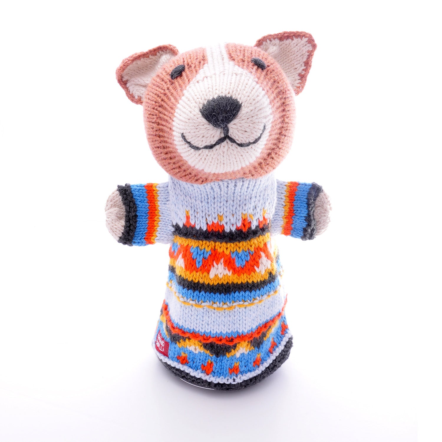 Corgi Hand Puppet in Organic Cotton