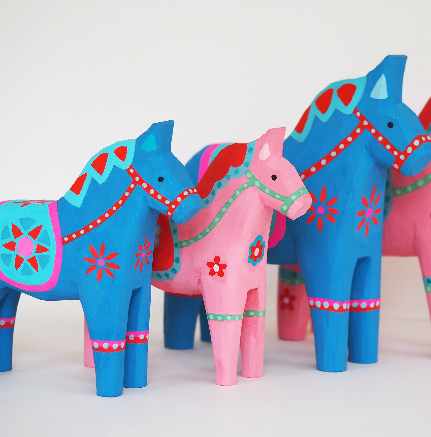 Dala Horses by Mary Kilvert