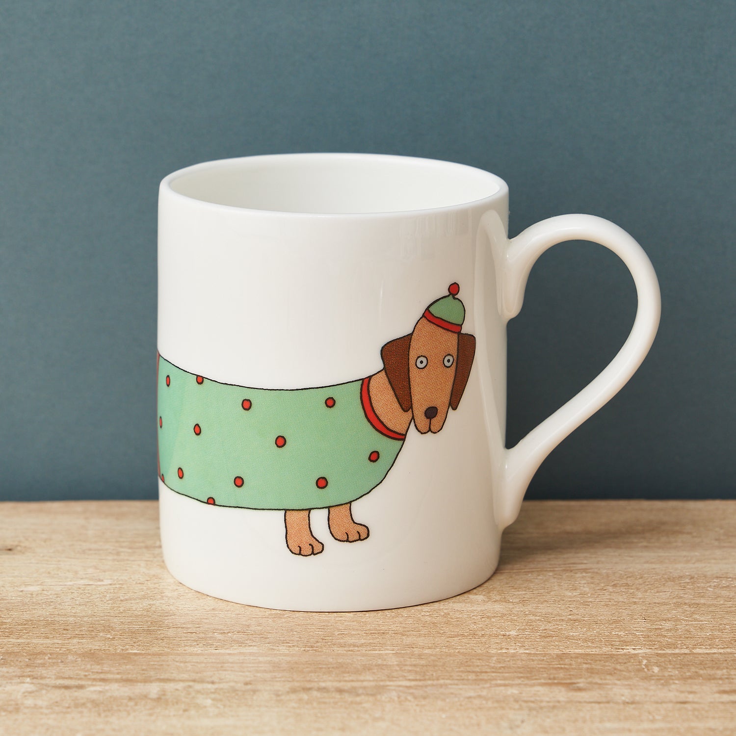 Larry the Long Dog Mug by Mary Kilvert