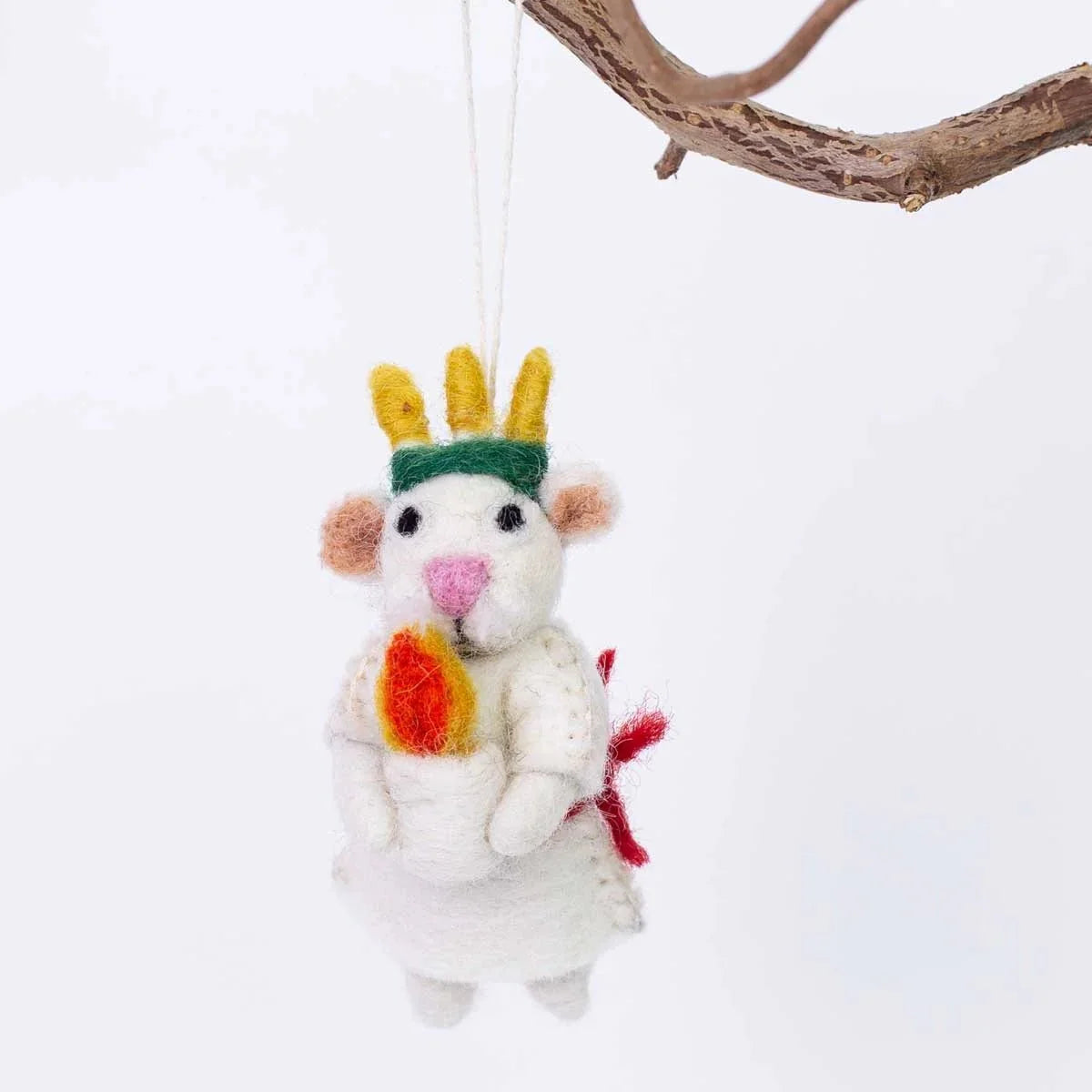 Felt Lucia Mouse Decoration