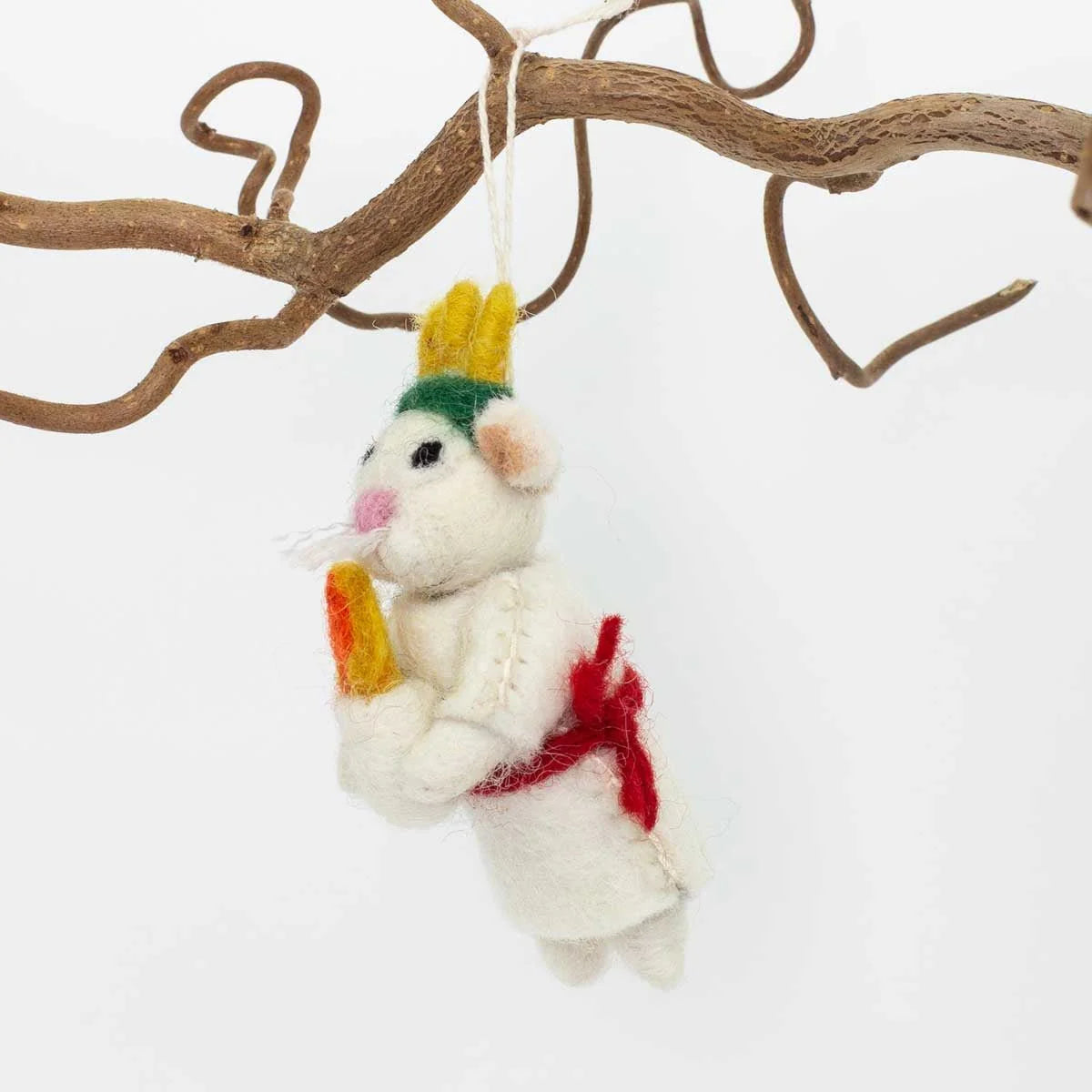 Felt Lucia Mouse Decoration