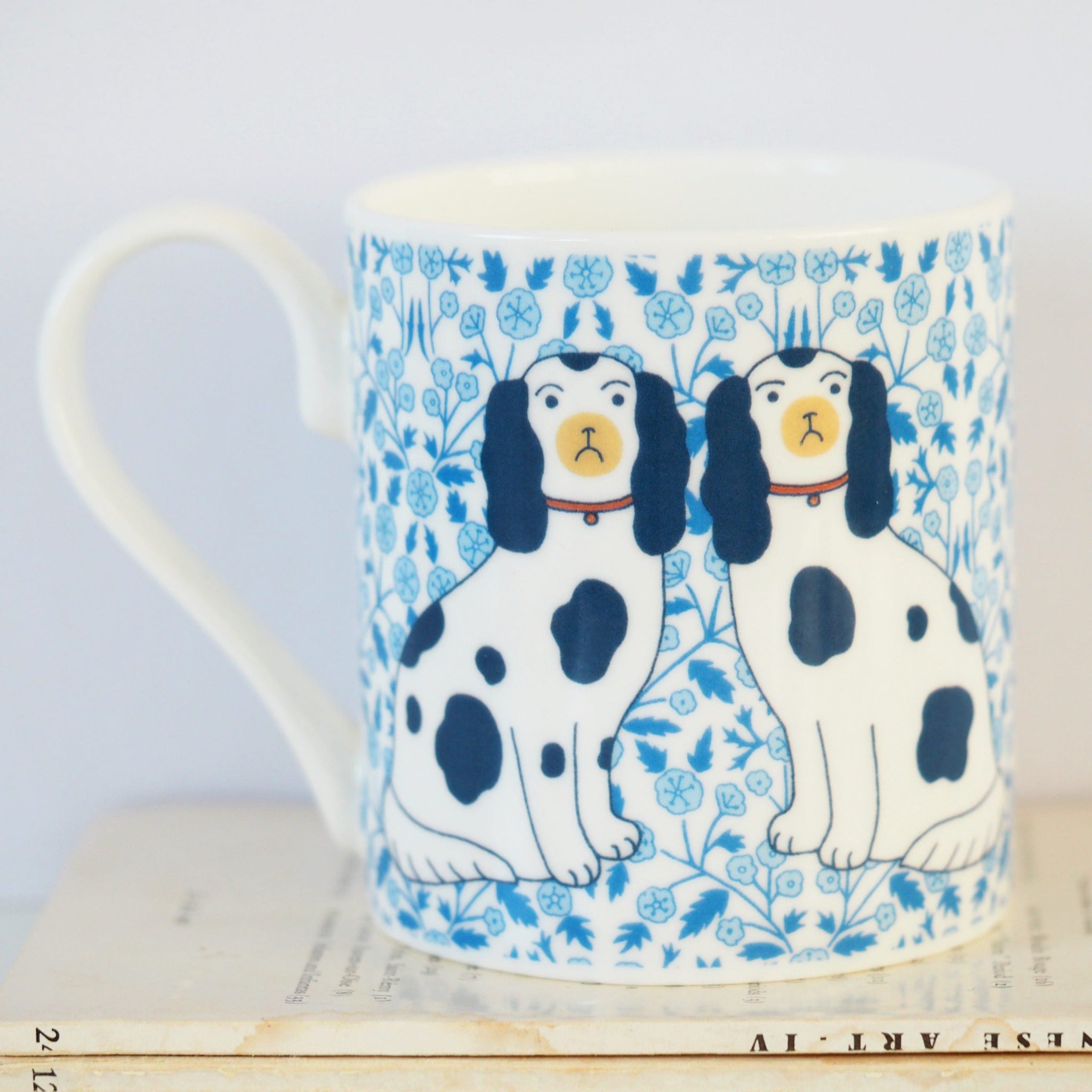 Staffordshire Dog Mug by Mary Kilvert