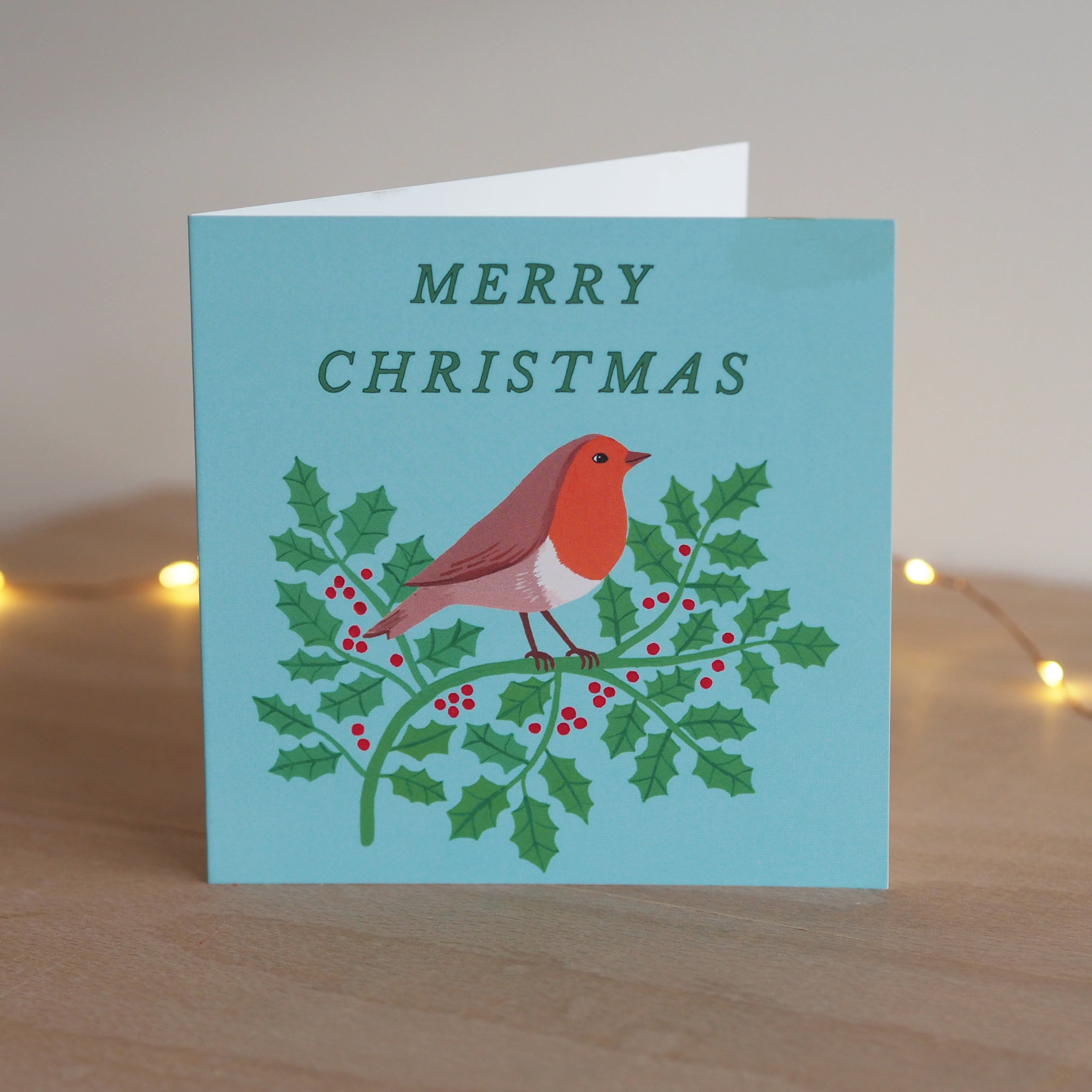 Christmas Robin Greeting Card